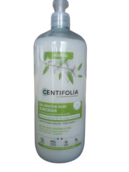 Gel douche soin surgras aloé vera et à la verveine citronée Centifolia